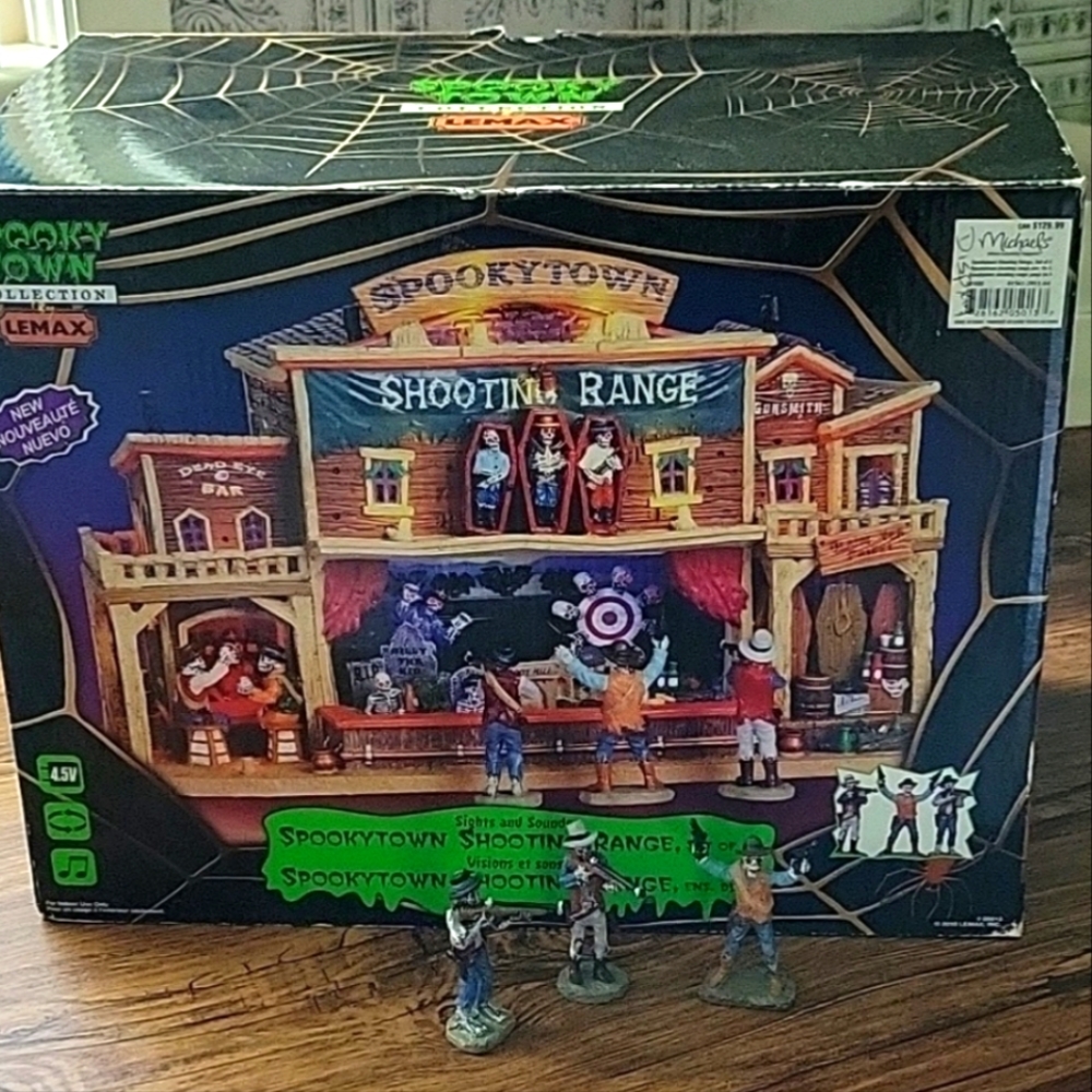 Lemax spookytown shooting range